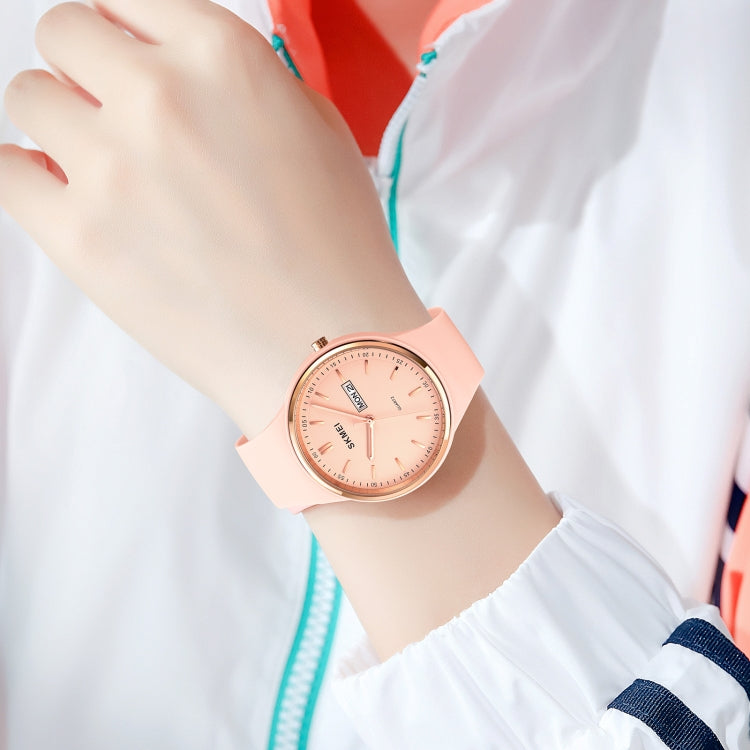 SKMEI 1747 Simple Bar scale Dial Silicone Strap Quartz Watch for Ladies(Navy Blue) - free shipping - PMC TechLife - Order now!