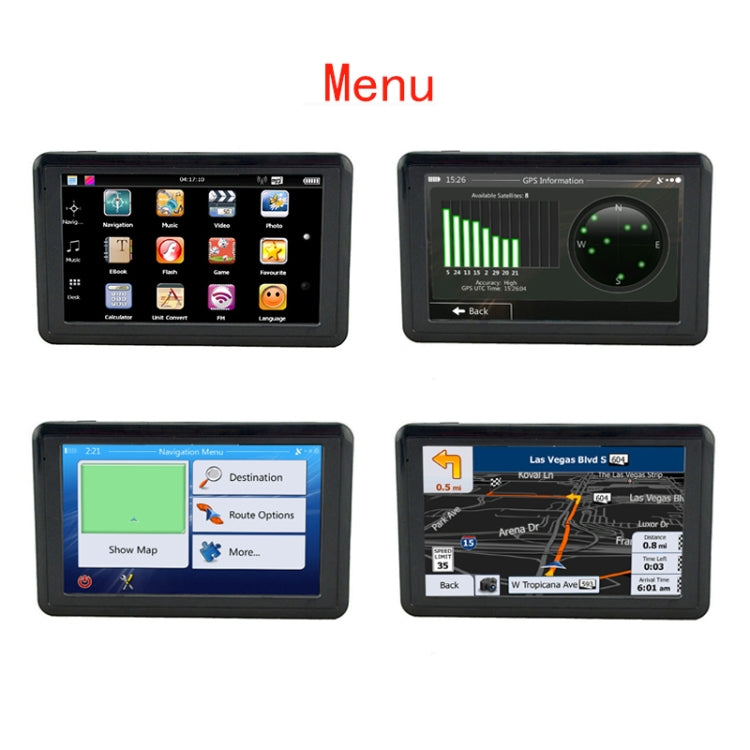 Q5 Car 5 inch HD TFT Touch Screen GPS Navigator Support TF Card / MP3 / FM Transmitter, Specification:Europe Map - Car Monitor by PMC Jewellery | Online Shopping South Africa | PMC Jewellery | Buy Now Pay Later Mobicred