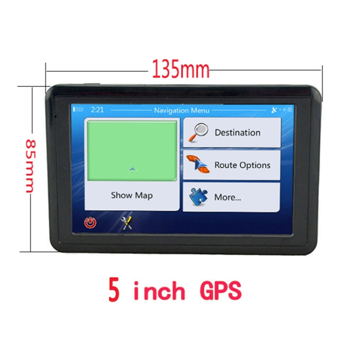 Q5 Car 5 inch HD TFT Touch Screen GPS Navigator Support TF Card / MP3 / FM Transmitter, Specification:Middle East Map - Car Monitor by PMC Jewellery | Online Shopping South Africa | PMC Jewellery | Buy Now Pay Later Mobicred