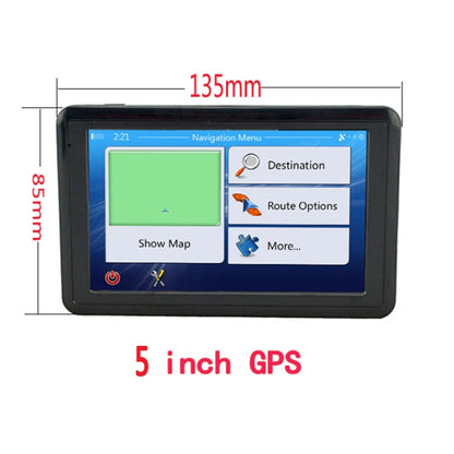 Q5 Car 5 inch HD TFT Touch Screen GPS Navigator Support TF Card / MP3 / FM Transmitter, Specification:South America Map - Car Monitor by PMC Jewellery | Online Shopping South Africa | PMC Jewellery | Buy Now Pay Later Mobicred