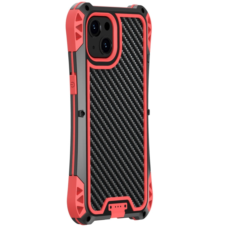 For iPhone 13 mini R-JUST AMIRA Shockproof Dustproof Waterproof Metal Protective Case (Red) - iPhone 13 mini Cases by R-JUST | Online Shopping South Africa | PMC TechLife | Buy Now Pay Later Mobicred