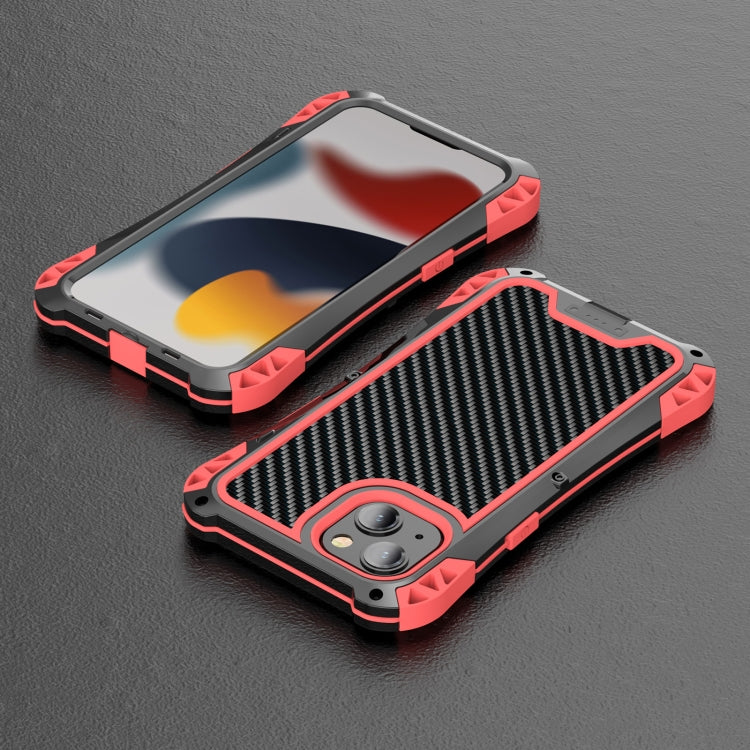 For iPhone 13 mini R-JUST AMIRA Shockproof Dustproof Waterproof Metal Protective Case (Red) - iPhone 13 mini Cases by R-JUST | Online Shopping South Africa | PMC TechLife | Buy Now Pay Later Mobicred