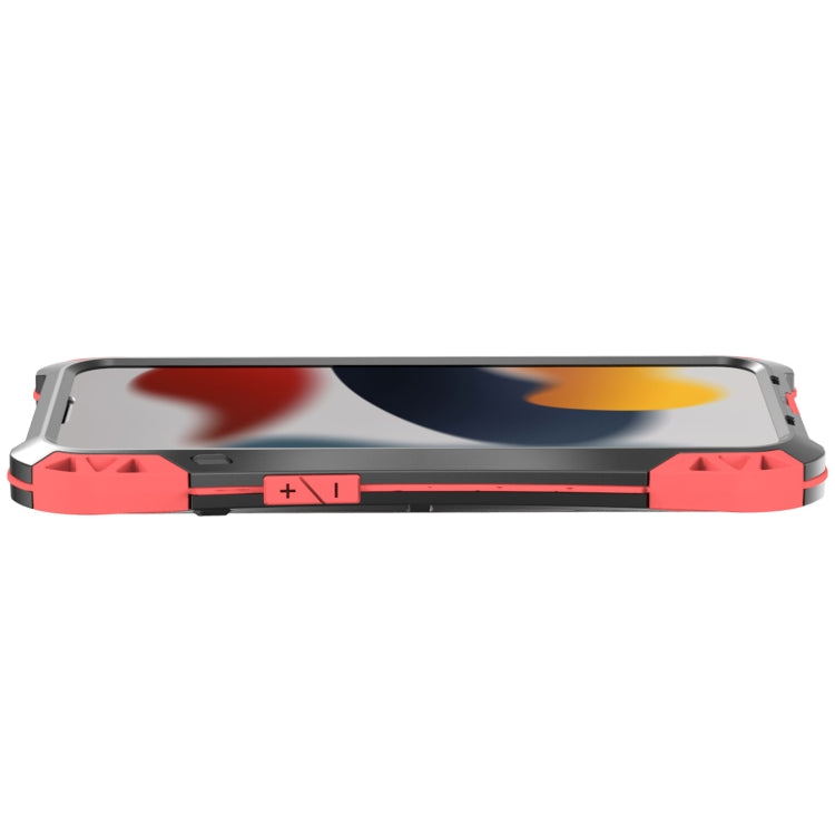 For iPhone 13 Pro R-JUST AMIRA Shockproof Dustproof Waterproof Metal Protective Case (Red) - iPhone 13 Pro Cases by R-JUST | Online Shopping South Africa | PMC TechLife | Buy Now Pay Later Mobicred