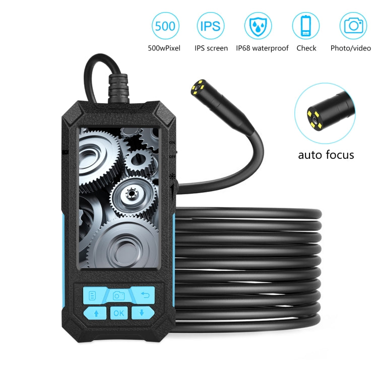 P90 11mm 4.5 inch HD 500W Autofocus Camera Endoscope Portable Waterproof Industrial Pipe Endoscope, Hard Cable Length: 10m -  by PMC Jewellery | Online Shopping South Africa | PMC Jewellery | Buy Now Pay Later Mobicred