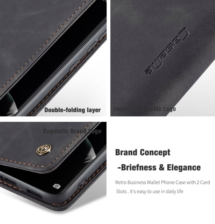 CaseMe 013 Multifunctional Horizontal Flip Leather Case with Holder & Card Slot & Wallet For Huawei P50 Pro(Black) - Huawei Cases by CaseMe | Online Shopping South Africa | PMC Jewellery | Buy Now Pay Later Mobicred