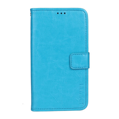 idewei Crazy Horse Texture Horizontal Flip Leather Case with Holder & Card Slots & Wallet For Doogee S97 Pro(Sky Blue) - More Brand by idewei | Online Shopping South Africa | PMC Jewellery | Buy Now Pay Later Mobicred