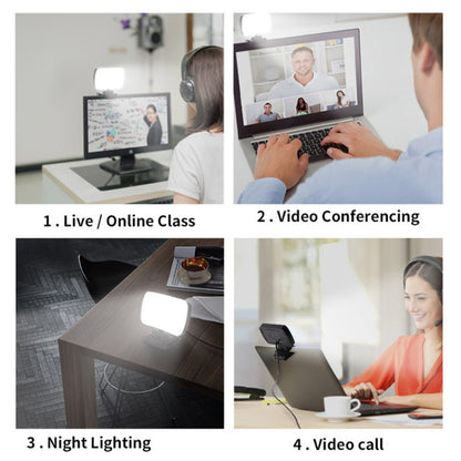 JSK-B1 USB Portable Ten-level Brightness Adjustable Live Conference Desktop LED Fill Light, Color Temperature: 3000-6500K - Selfie Light by PMC Jewellery | Online Shopping South Africa | PMC Jewellery | Buy Now Pay Later Mobicred