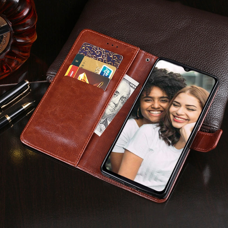 idewei Crazy Horse Texture Horizontal Flip Leather Case with Holder & Card Slots & Wallet For Doogee N40 Pro(Brown) - More Brand by idewei | Online Shopping South Africa | PMC Jewellery | Buy Now Pay Later Mobicred