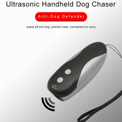 RC-533 Handheld Portable Ultrasonic Dog Repeller(Black + Silver) - Training Aids by PMC Jewellery | Online Shopping South Africa | PMC Jewellery | Buy Now Pay Later Mobicred