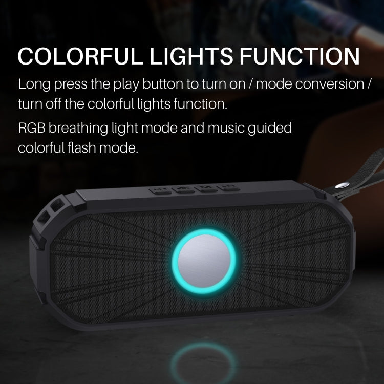 New Rixing NR-9012 Bluetooth 5.0 Portable Outdoor Wireless Bluetooth Speaker(Blue) - free shipping - PMC Jewellery - Order now!