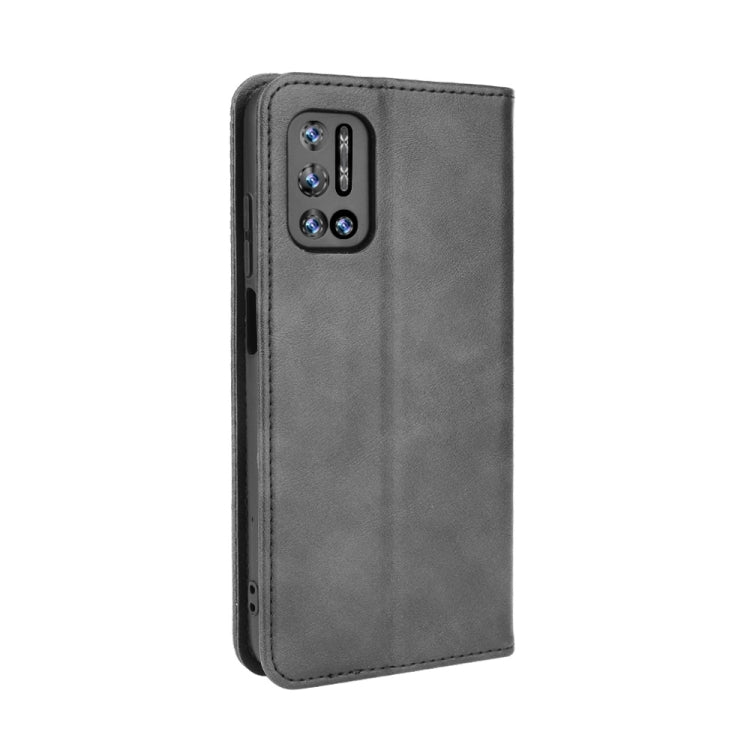 For Doogee N40 Pro Magnetic Buckle Retro Pattern Horizontal Flip Leather Case with Holder & Card Slot & Wallet(Black) - More Brand by PMC TechLife | Online Shopping South Africa | PMC TechLife | Buy Now Pay Later Mobicred