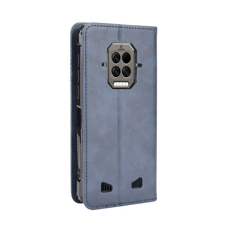 For Doogee S86 / S86 Pro Magnetic Buckle Retro Pattern Horizontal Flip Leather Case with Holder & Card Slot & Wallet(Blue) - More Brand by PMC TechLife | Online Shopping South Africa | PMC TechLife | Buy Now Pay Later Mobicred