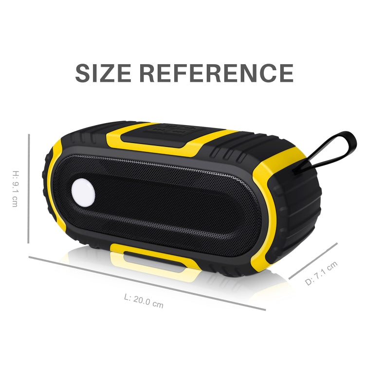 NewRixing NR-5016 Outdoor Splash-proof Water Bluetooth Speaker, Support Hands-free Call / TF Card / FM / U Disk(Blue) - free shipping - PMC Jewellery - Order now!