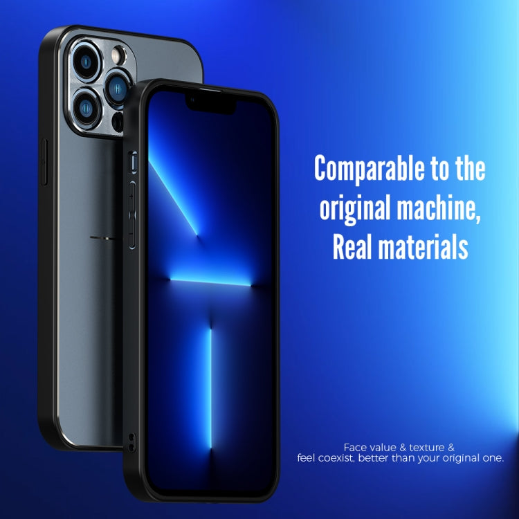 For iPhone 13 Pro Max R-JUST RJ-52 3-Line Style Metal TPU Shockproof Protective Case (Pink) - iPhone 13 Pro Max Cases by R-JUST | Online Shopping South Africa | PMC TechLife | Buy Now Pay Later Mobicred
