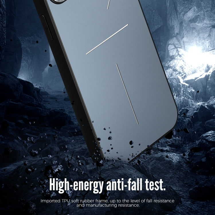 For iPhone 11 Pro R-JUST RJ-52 3-Line Style Metal TPU Shockproof Protective Case (Black) - free shipping - PMC TechLife - Order now!