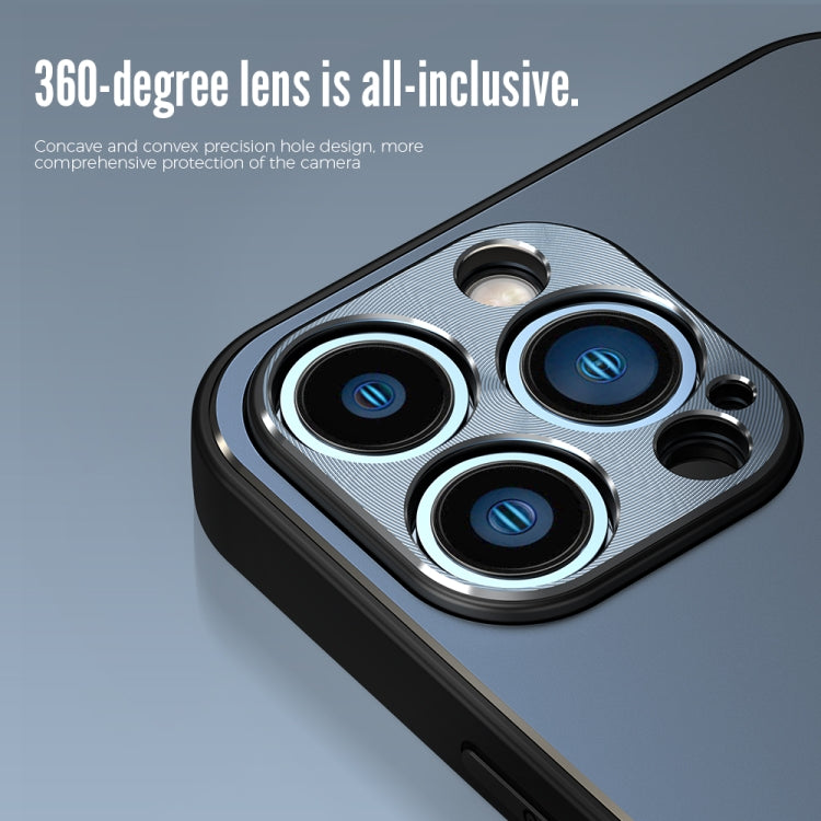 For iPhone 11 Pro R-JUST RJ-52 3-Line Style Metal TPU Shockproof Protective Case (Silver) - iPhone 11 Pro Cases by R-JUST | Online Shopping South Africa | PMC TechLife | Buy Now Pay Later Mobicred