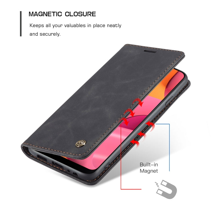 For Galaxy A20s CaseMe-013 Multifunctional Horizontal Flip Leather Case with Card Slot & Holder & Wallet(Black) - Galaxy Phone Cases by CaseMe | Online Shopping South Africa | PMC Jewellery | Buy Now Pay Later Mobicred