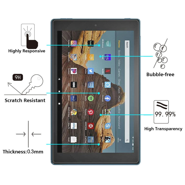 9H 2.5D Explosion-proof Tempered Tablet Glass Film For Amazon Kindle Fire HD 10 2019 - Others by PMC Jewellery | Online Shopping South Africa | PMC Jewellery