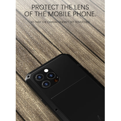 For iPhone 13 Pro Max LOVE MEI Metal Shockproof Life Waterproof Dustproof Protective Phone Case (Black) - iPhone 13 Pro Max Cases by LOVE MEI | Online Shopping South Africa | PMC Jewellery