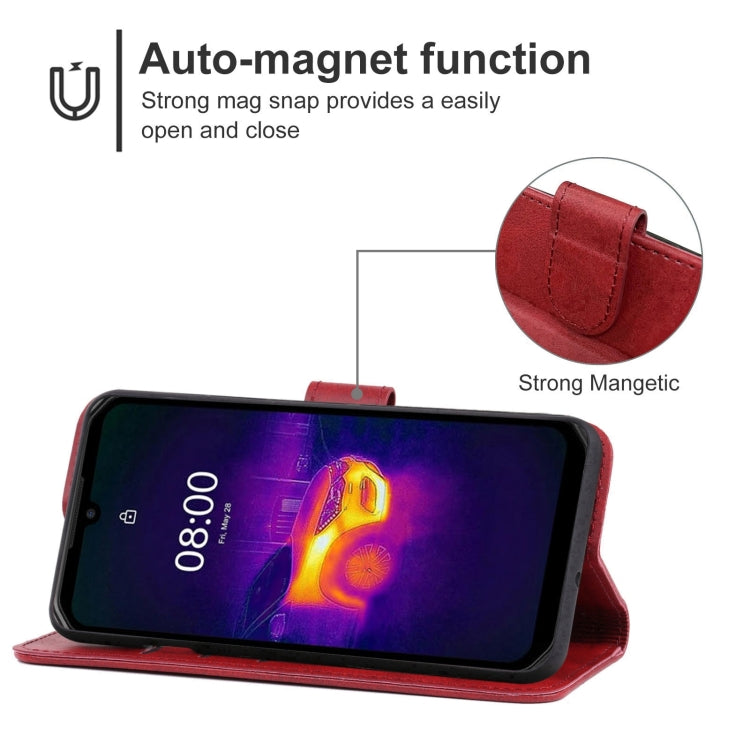 Leather Phone Case For Ulefone Armor 11T 5G / 11 5G(Red) - Ulefone Cases by PMC Jewellery | Online Shopping South Africa | PMC Jewellery | Buy Now Pay Later Mobicred