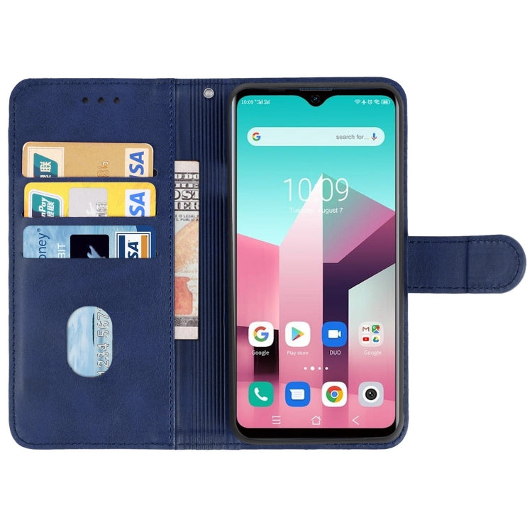 Leather Phone Case For Blackview A80 Pro / A80 Plus(Blue) - Universal Leather Case by PMC Jewellery | Online Shopping South Africa | PMC Jewellery