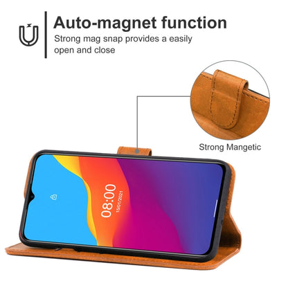 Leather Phone Case For Ulefone Note 10(Brown) - Ulefone Cases by PMC Jewellery | Online Shopping South Africa | PMC Jewellery | Buy Now Pay Later Mobicred