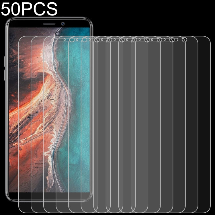 50 PCS 0.26mm 9H 2.5D Tempered Glass Film For Ulefone P6000 Plus - Ulefone Tempered Glass by PMC Jewellery | Online Shopping South Africa | PMC Jewellery | Buy Now Pay Later Mobicred