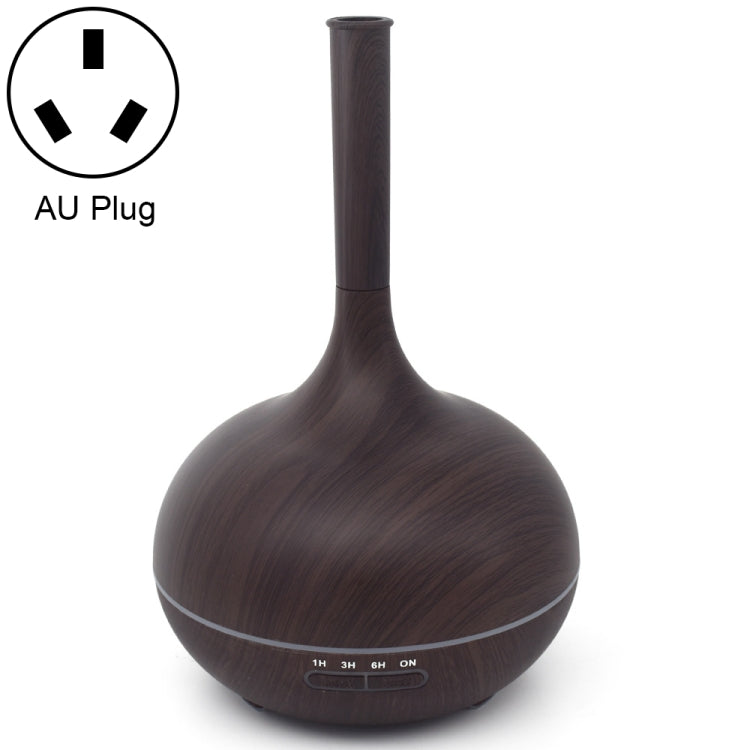 Creative Fragrance Machine Pointed Mouth Humidifier Automatic Alcohol Sprayer with Colorful LED Light, Plug Specification:AU Plug(Dark Brown) - free shipping - PMC TechLife - Order now!