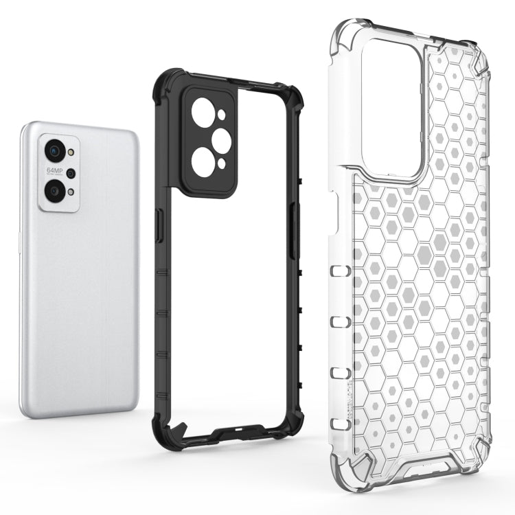 For OPPO Realme GT Neo2 5G Shockproof Honeycomb PC + TPU Phone Case(Black) - Realme Cases by PMC TechLife | Online Shopping South Africa | PMC TechLife | Buy Now Pay Later Mobicred