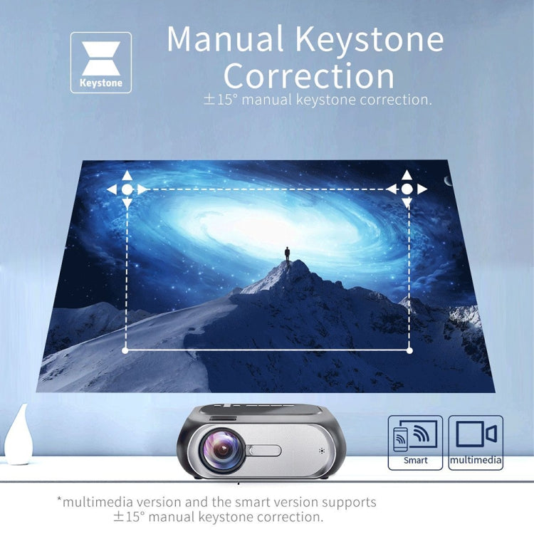 T7 1920x1080P 200 ANSI Portable Home Theater LED HD Digital Projector, Basic Version,US Plug(Black) - LED Projector by PMC TechLife | Online Shopping South Africa | PMC TechLife | Buy Now Pay Later Mobicred
