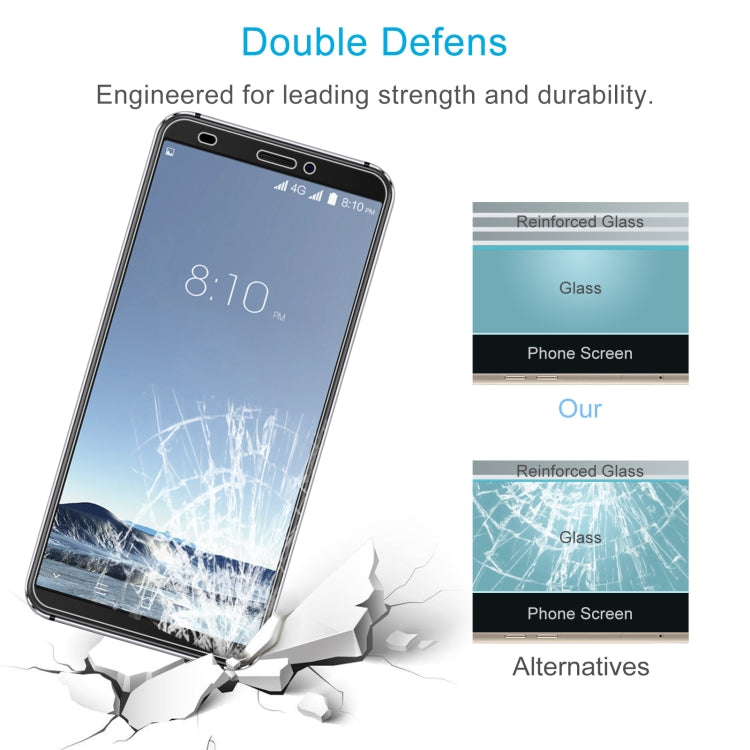 50 PCS 0.26mm 9H 2.5D Tempered Glass Film For Blackview S6 - For Blackview by PMC TechLife | Online Shopping South Africa | PMC TechLife | Buy Now Pay Later Mobicred