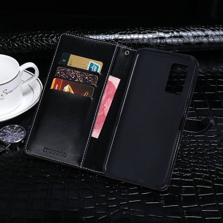 For Meizu 18x idewei Crocodile Texture Horizontal Flip Leather Case with Holder & Card Slots & Wallet(Dark Blue) - More Brand by idewei | Online Shopping South Africa | PMC Jewellery | Buy Now Pay Later Mobicred