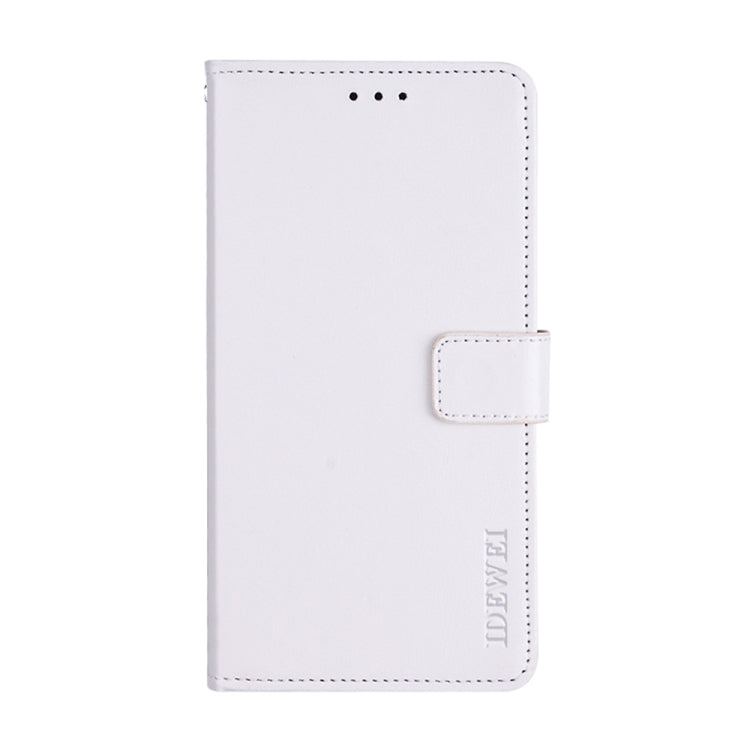 For Cubot X50 idewei Crazy Horse Texture Leather Case with Holder & Card Slots & Wallet(White) - More Brand by idewei | Online Shopping South Africa | PMC Jewellery | Buy Now Pay Later Mobicred