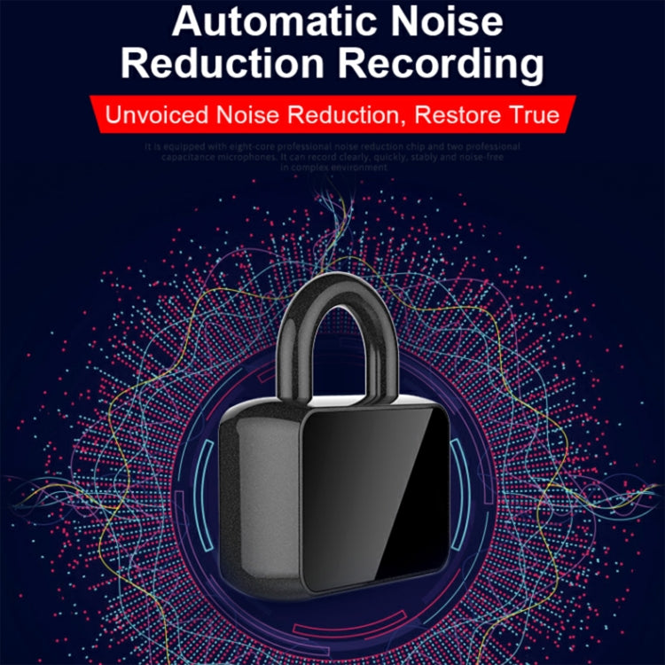 Q11 Intelligent HD Noise Reduction Lock Voice Recorder, Capacity:16GB(Black) - Recording Pen by PMC Jewellery | Online Shopping South Africa | PMC Jewellery | Buy Now Pay Later Mobicred