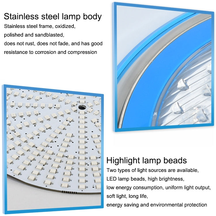 12W LED Stainless Steel Wall-mounted Pool Light Landscape Underwater Light(Colorful Light) - Underwater Lights by PMc TechLife | Online Shopping South Africa | PMc TechLife | Buy Now Pay Later Mobicred