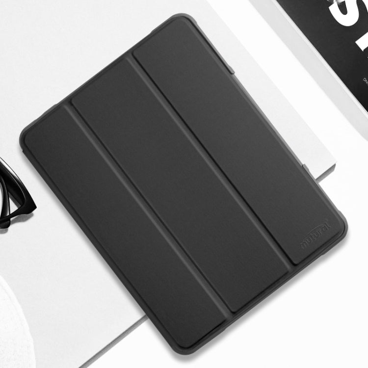 For iPad Pro 10.5 Mutural Horizontal Flip PC + TPU + PU Leather Case with Holder & Pen Slot(Black) - free shipping - PMC TechLife - Order now!