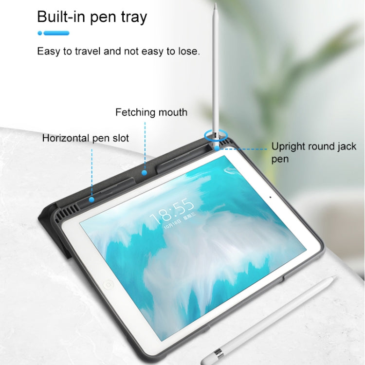 For iPad Pro 10.5 Mutural Horizontal Flip PC + TPU + PU Leather Case with Holder & Pen Slot(Black) - free shipping - PMC TechLife - Order now!