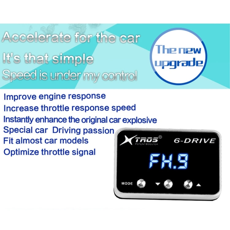 For Mitsubishi Strada 2005-2014 TROS TS-6Drive Potent Booster Electronic Throttle Controller - Car Modification by TROS | Online Shopping South Africa | PMC TechLife | Buy Now Pay Later Mobicred