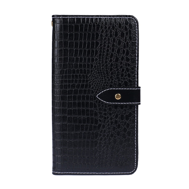 For Cubot Max 3 idewei Crocodile Texture Leather Phone Case(Black) - More Brand by idewei | Online Shopping South Africa | PMC Jewellery | Buy Now Pay Later Mobicred