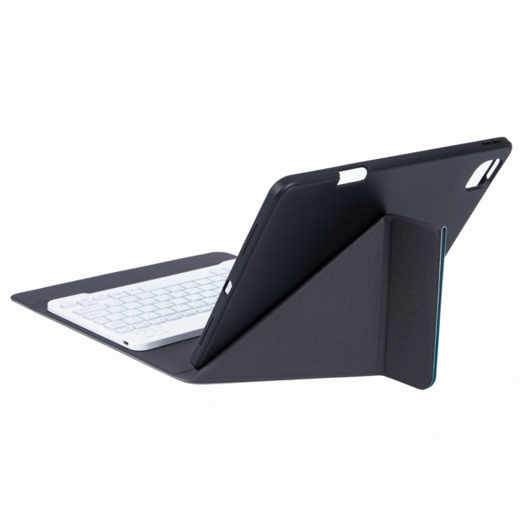 H-102 Bluetooth Keyboard Leather Case with Rear Three-fold Holder For iPad 10.2 2020 & 2019 / Pro 10.5 inch(Purple) - Universal by PMC TechLife | Online Shopping South Africa | PMC TechLife
