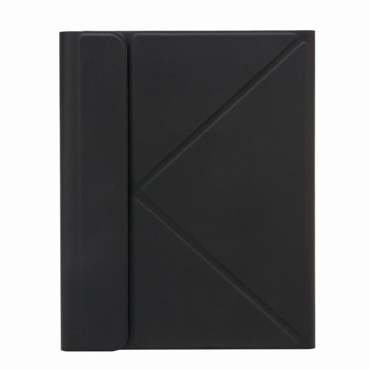 H-097 Bluetooth Keyboard Leather Case with Rear Three-fold Holder For iPad 9.7 2018 & 2017(Black) - Universal by PMC TechLife | Online Shopping South Africa | PMC TechLife
