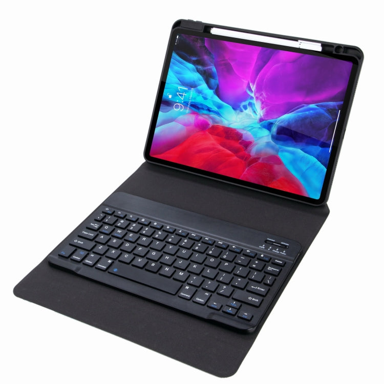 H-097 Bluetooth Keyboard Leather Case with Rear Three-fold Holder For iPad 9.7 2018 & 2017(Black) - Universal by PMC TechLife | Online Shopping South Africa | PMC TechLife
