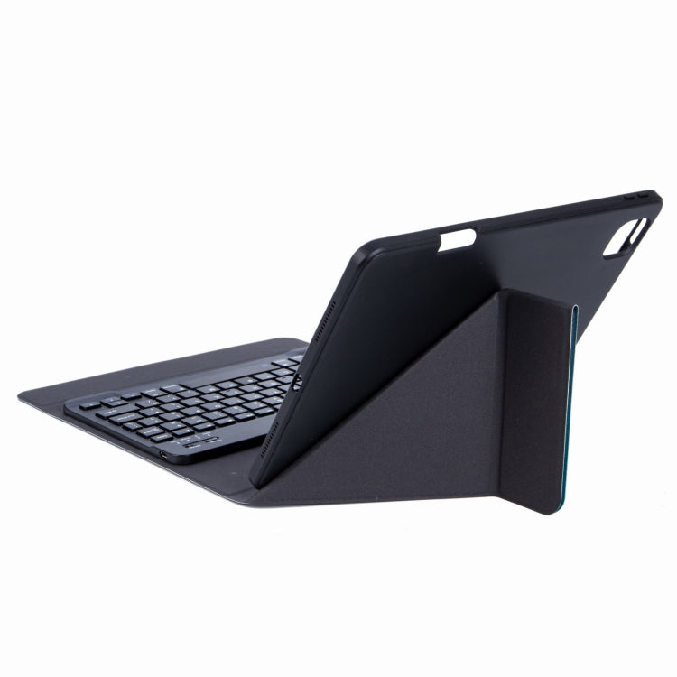 H-097 Bluetooth Keyboard Leather Case with Rear Three-fold Holder For iPad 9.7 2018 & 2017(Black) - Universal by PMC TechLife | Online Shopping South Africa | PMC TechLife