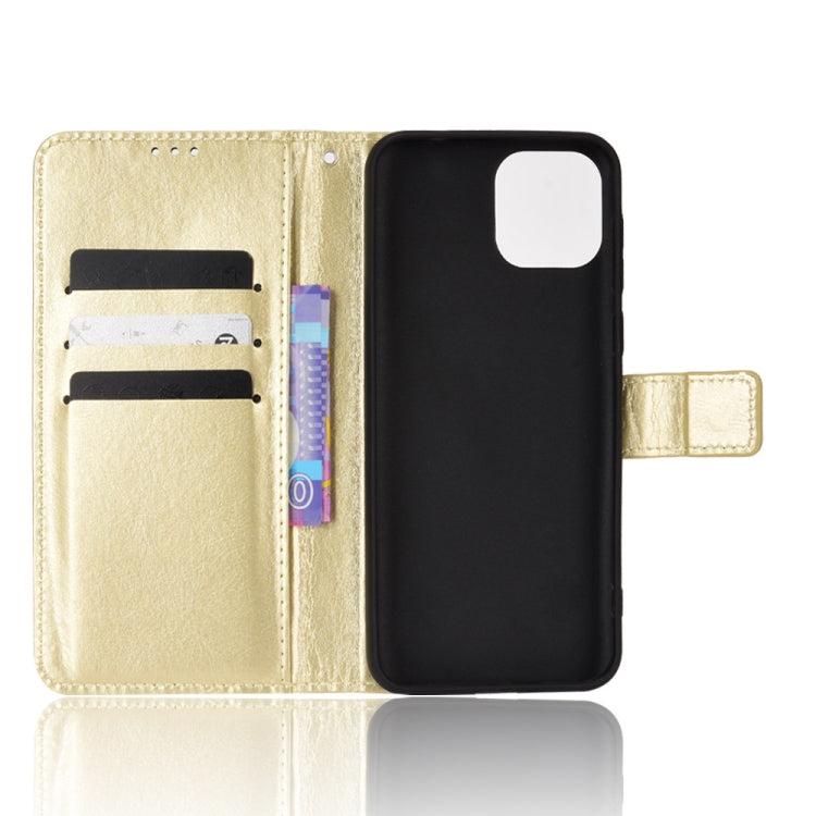 For Ulefone Note 6/ Note 6P Retro Crazy Horse Texture Leather Phone Case(Gold) - Ulefone Cases by PMC Jewellery | Online Shopping South Africa | PMC Jewellery | Buy Now Pay Later Mobicred