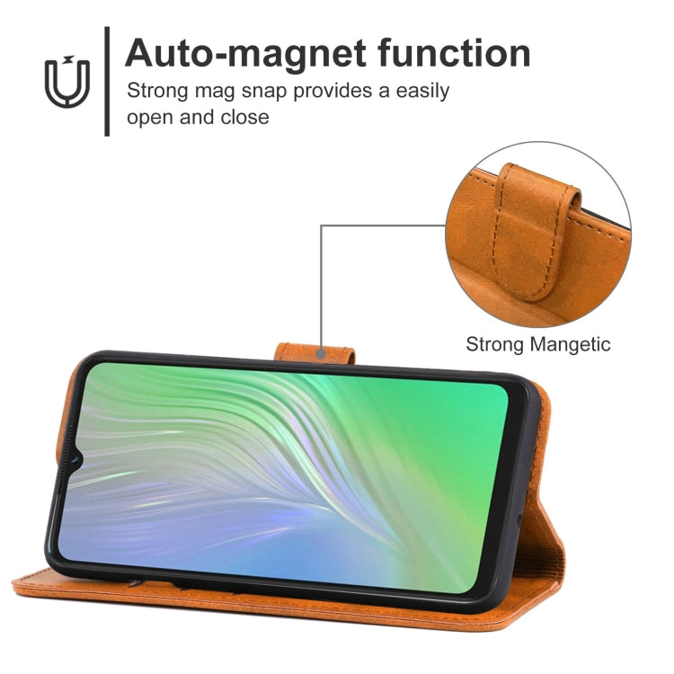 Leather Phone Case For Blackview A55(Brown) - More Brand by PMC TechLife | Online Shopping South Africa | PMC TechLife