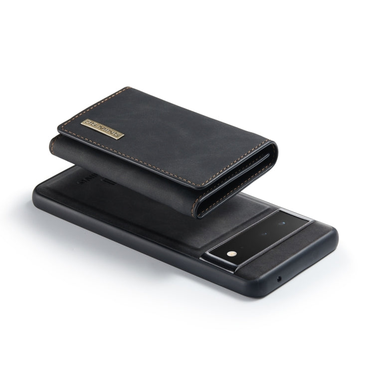 For Google Pixel 6 Pro DG.MING M1 Series 3-Fold Multi Card Wallet Back Cover Leather Phone Case(Black) - Google Cases by DG.MING | Online Shopping South Africa | PMC TechLife | Buy Now Pay Later Mobicred