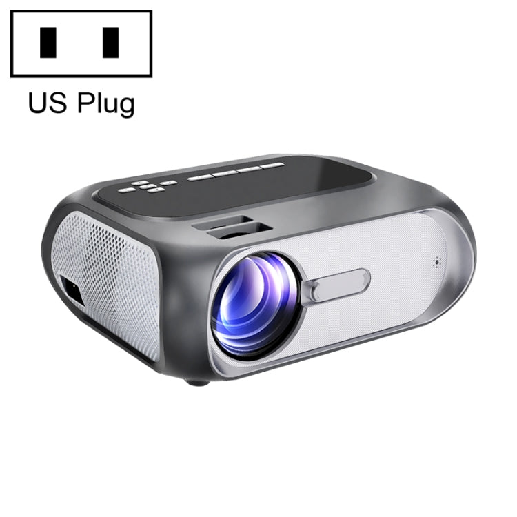 T7i 720P 200 ANSI Home Theater LED HD Digital Projector, Basic Version, US Plug(Silver Grey) - LED Projector by PMC TechLife | Online Shopping South Africa | PMC TechLife | Buy Now Pay Later Mobicred