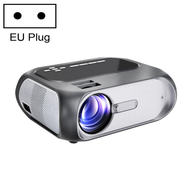 T7i 720P 200 ANSI Home Theater LED HD Digital Projector, Basic Version, EU Plug(Silver Grey) - LED Projector by PMC TechLife | Online Shopping South Africa | PMC TechLife | Buy Now Pay Later Mobicred