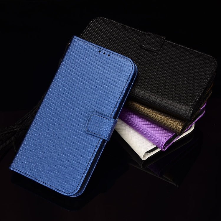 For Ulefone Armor X9 Diamond Texture Leather Phone Case(Blue) - Ulefone Cases by PMC Jewellery | Online Shopping South Africa | PMC Jewellery | Buy Now Pay Later Mobicred