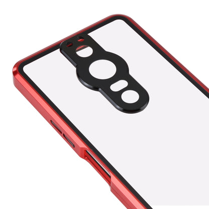 For Sony Xperia Pro-I HD Magnetic Metal Tempered Glass Phone Case(Red) - Sony Cases by PMC Jewellery | Online Shopping South Africa | PMC Jewellery | Buy Now Pay Later Mobicred